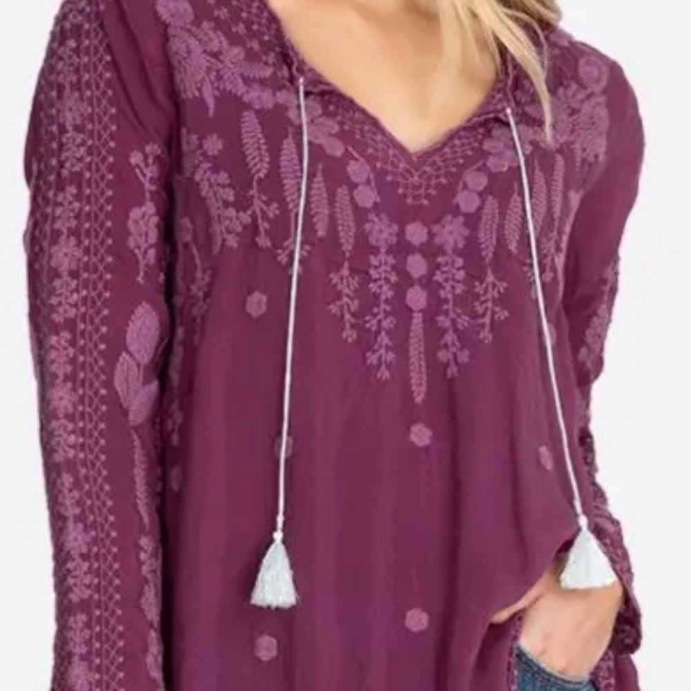 Johnny Was Santorini blouse